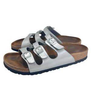 Birkenstock Silver Sandals Florida